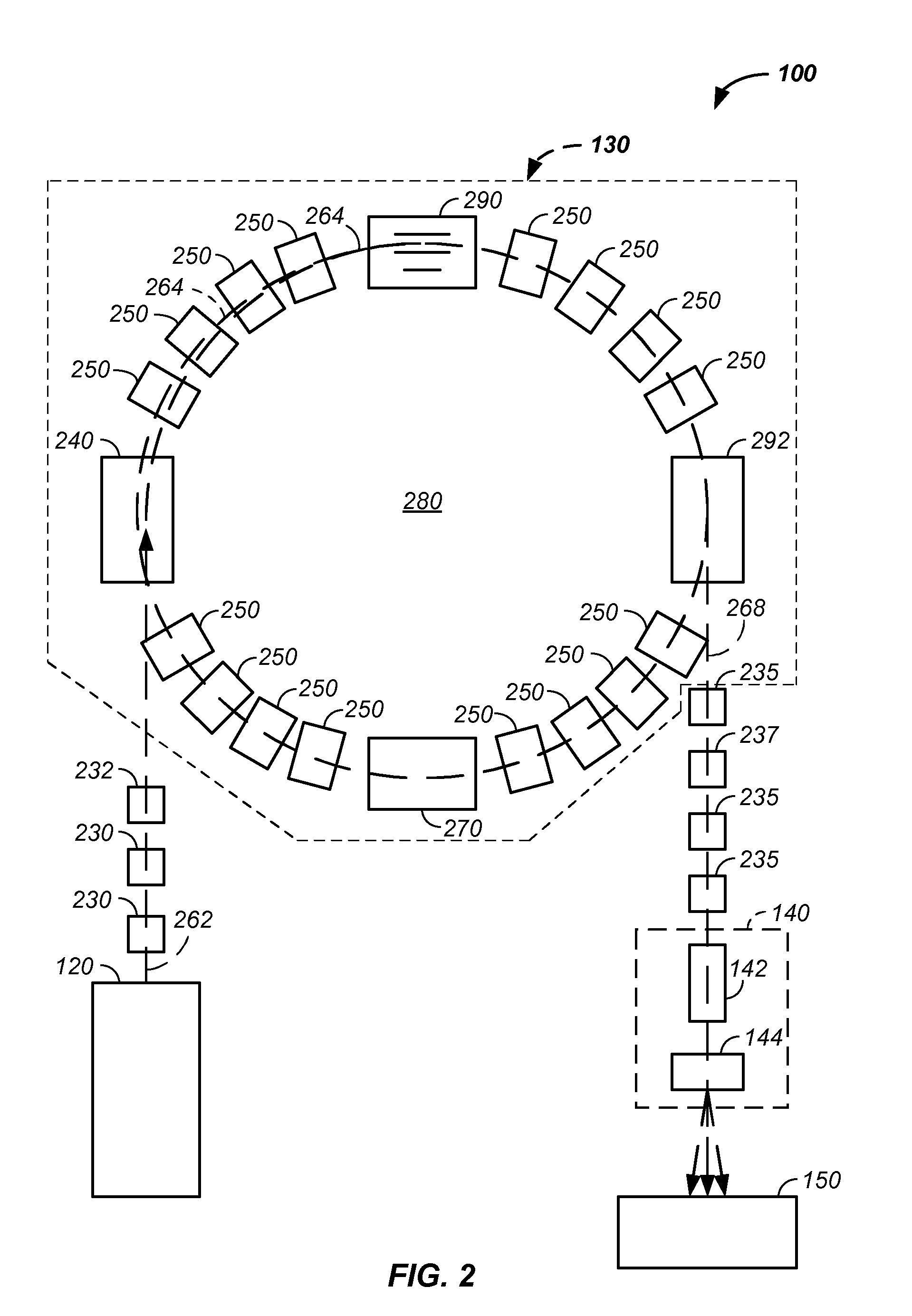 Charged particle cancer therapy and patient positioning method and apparatus