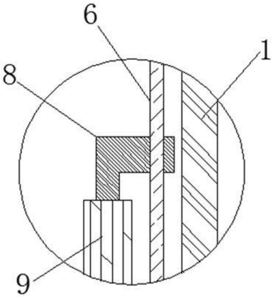 A protective device for thoracoabdominal radiographic examination