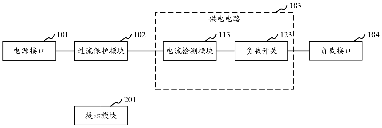 Charging over-current protection circuit and method