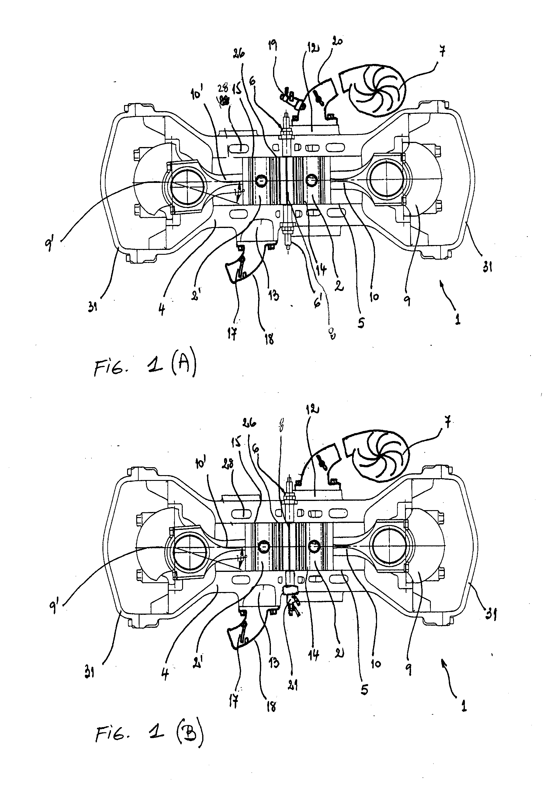Monoblock valveless opposing piston internal combustion engine