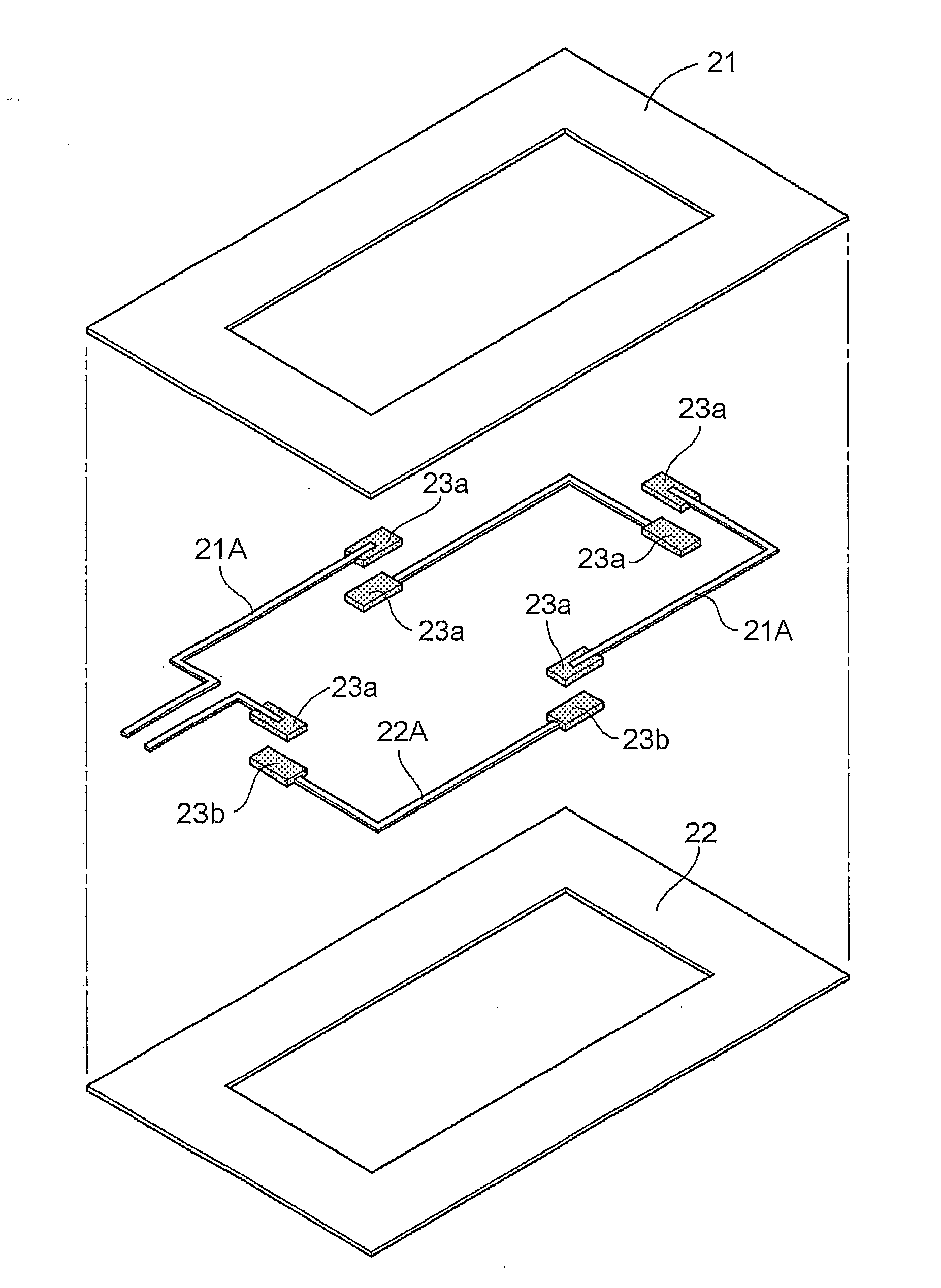 Pressure Detection Unit and Information Input Device Having the Pressure Detection Unit