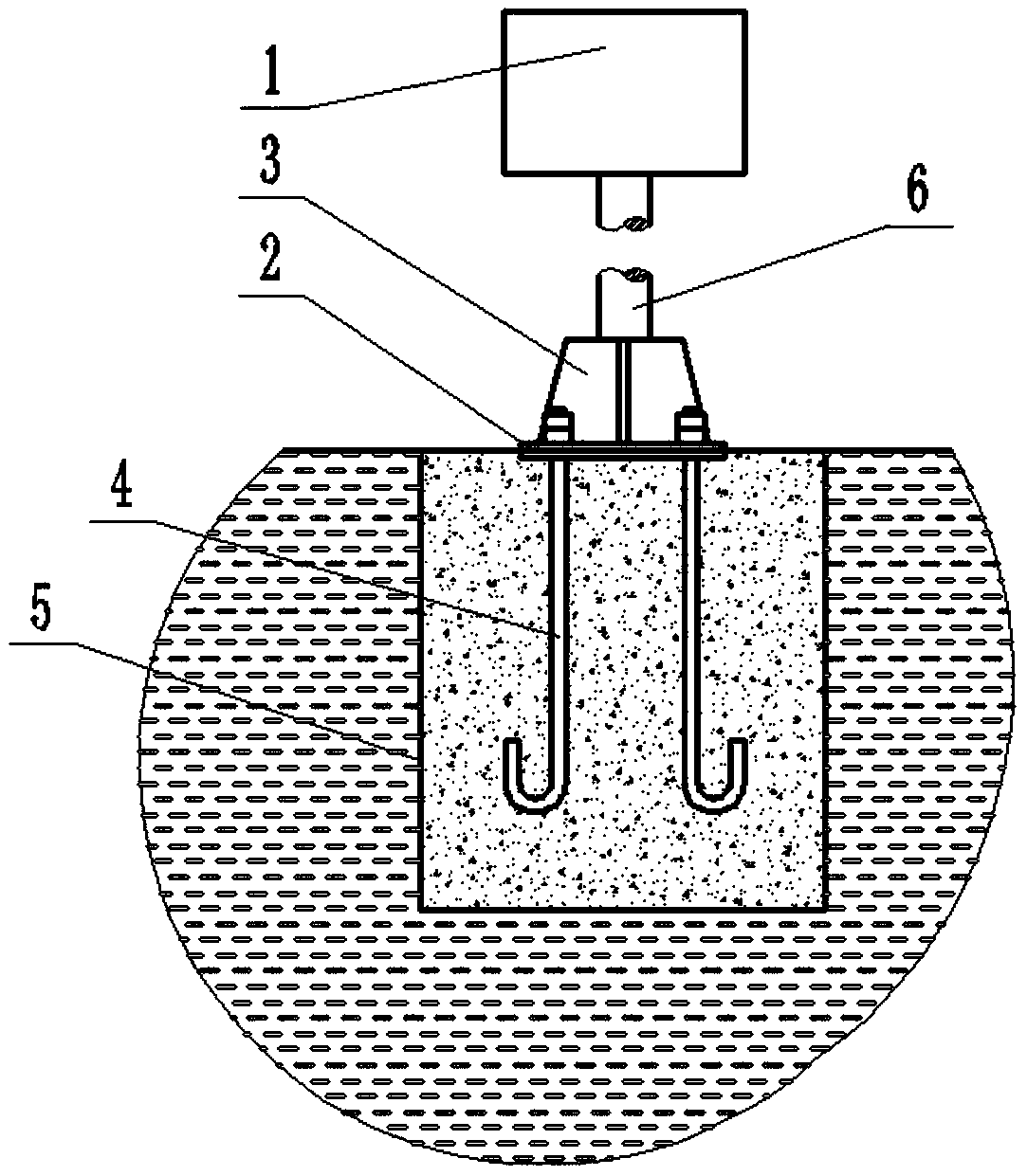 Method for installing road traffic sign board