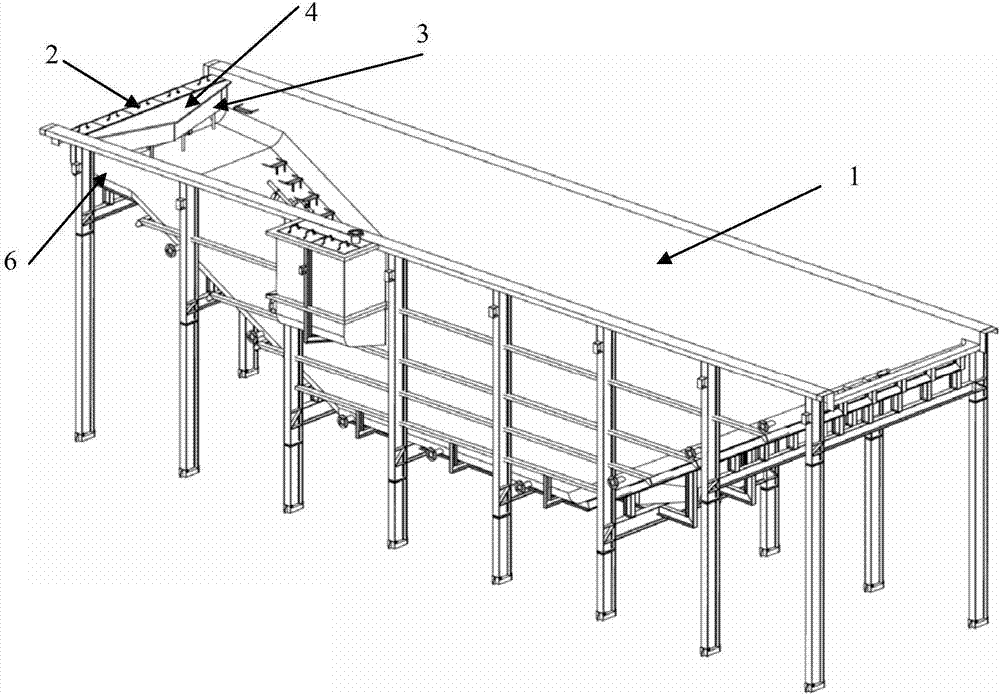 Degreasing device for degreasing tank