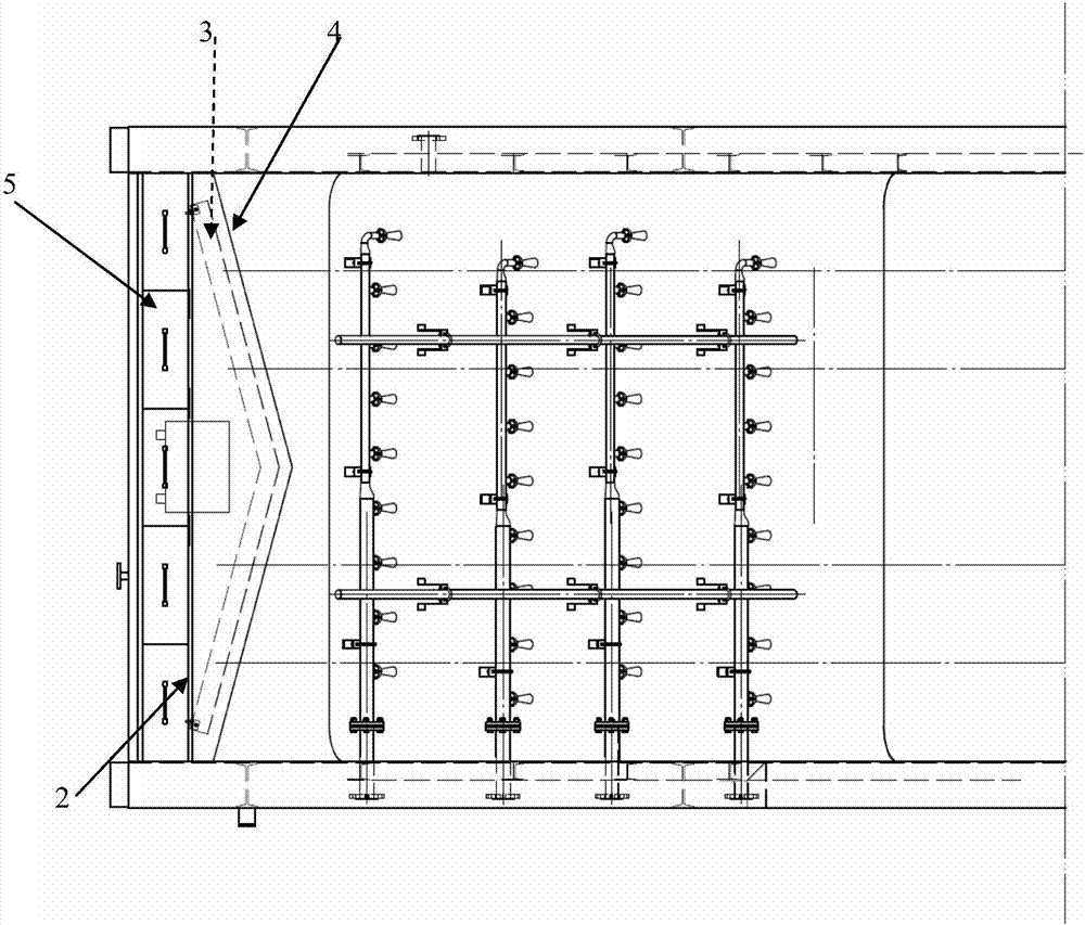 Degreasing device for degreasing tank