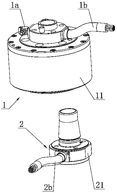 A quick replacement component for a manipulator