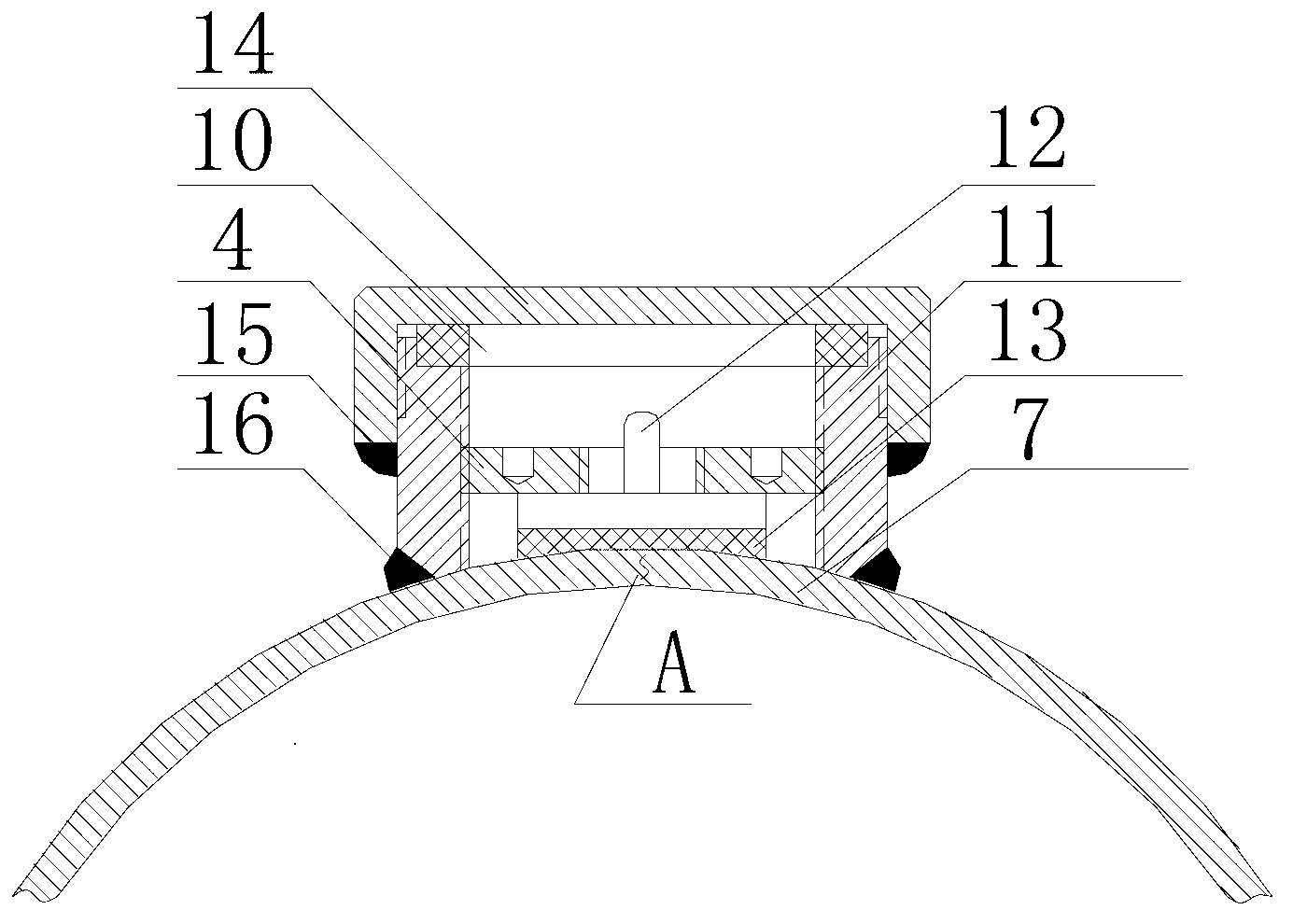 Leaking stoppage device of pipe hole leakage points
