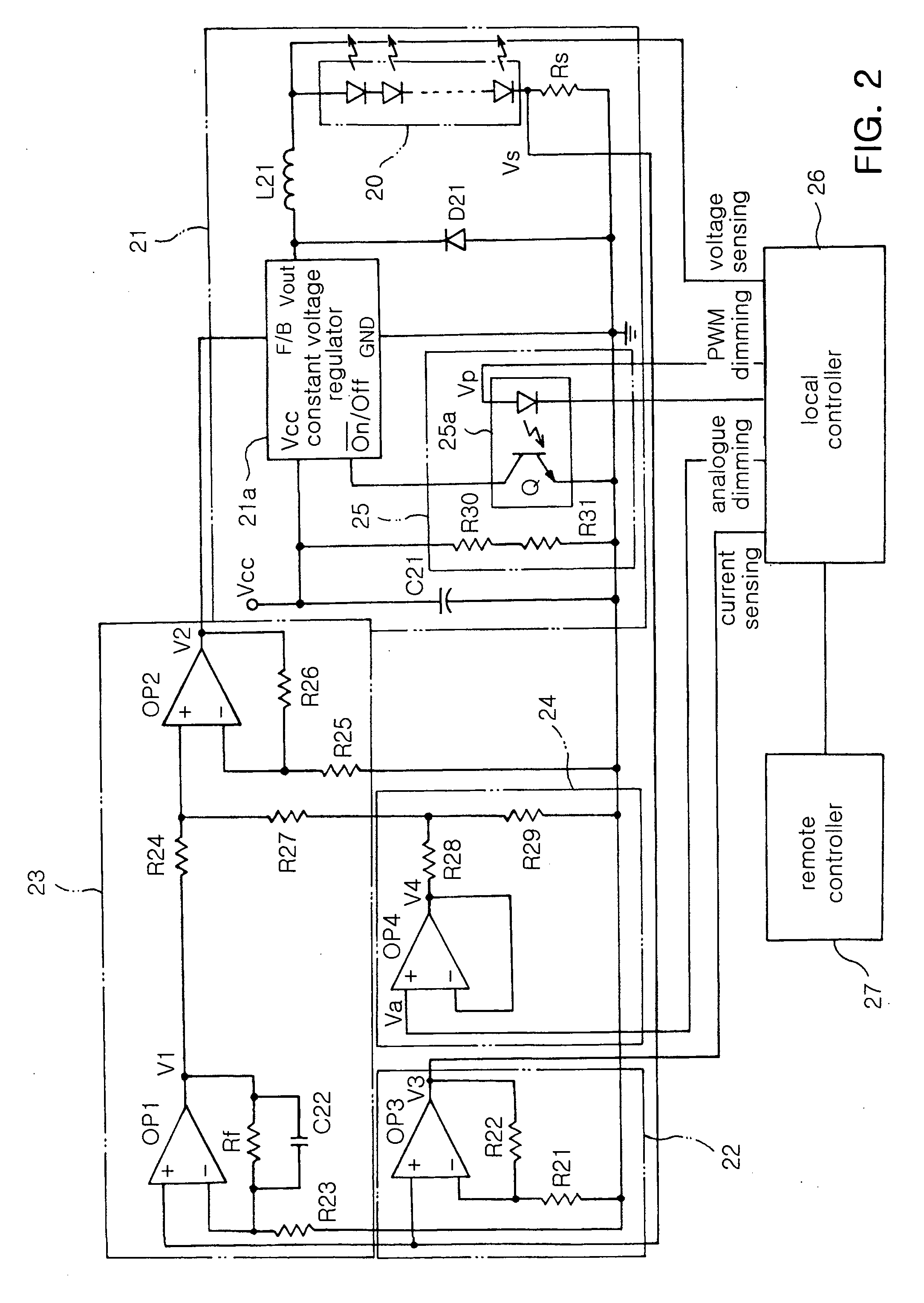 LED array driving apparatus and backlight driving apparatus using the same