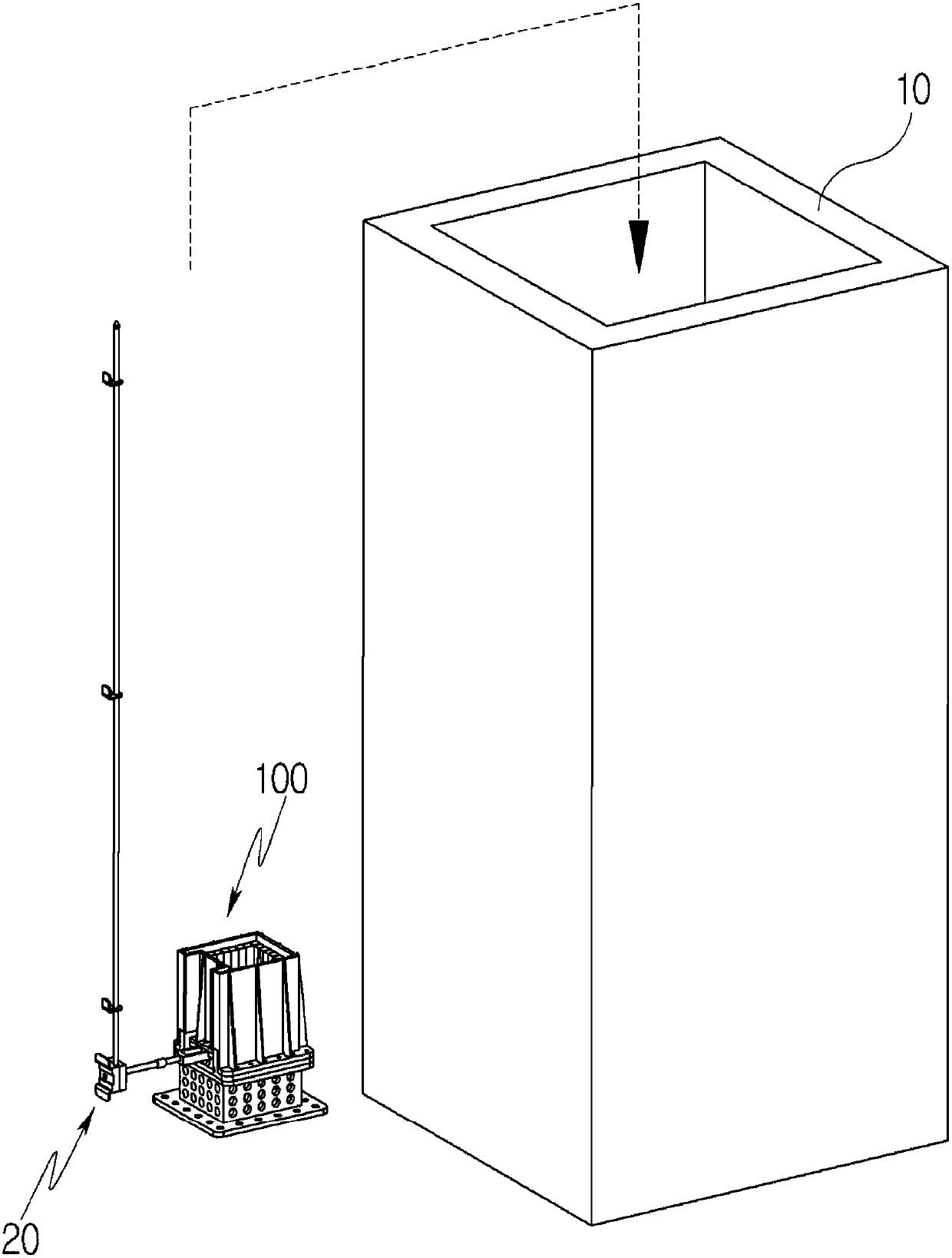 Separable core type hybrid nuclear reactor