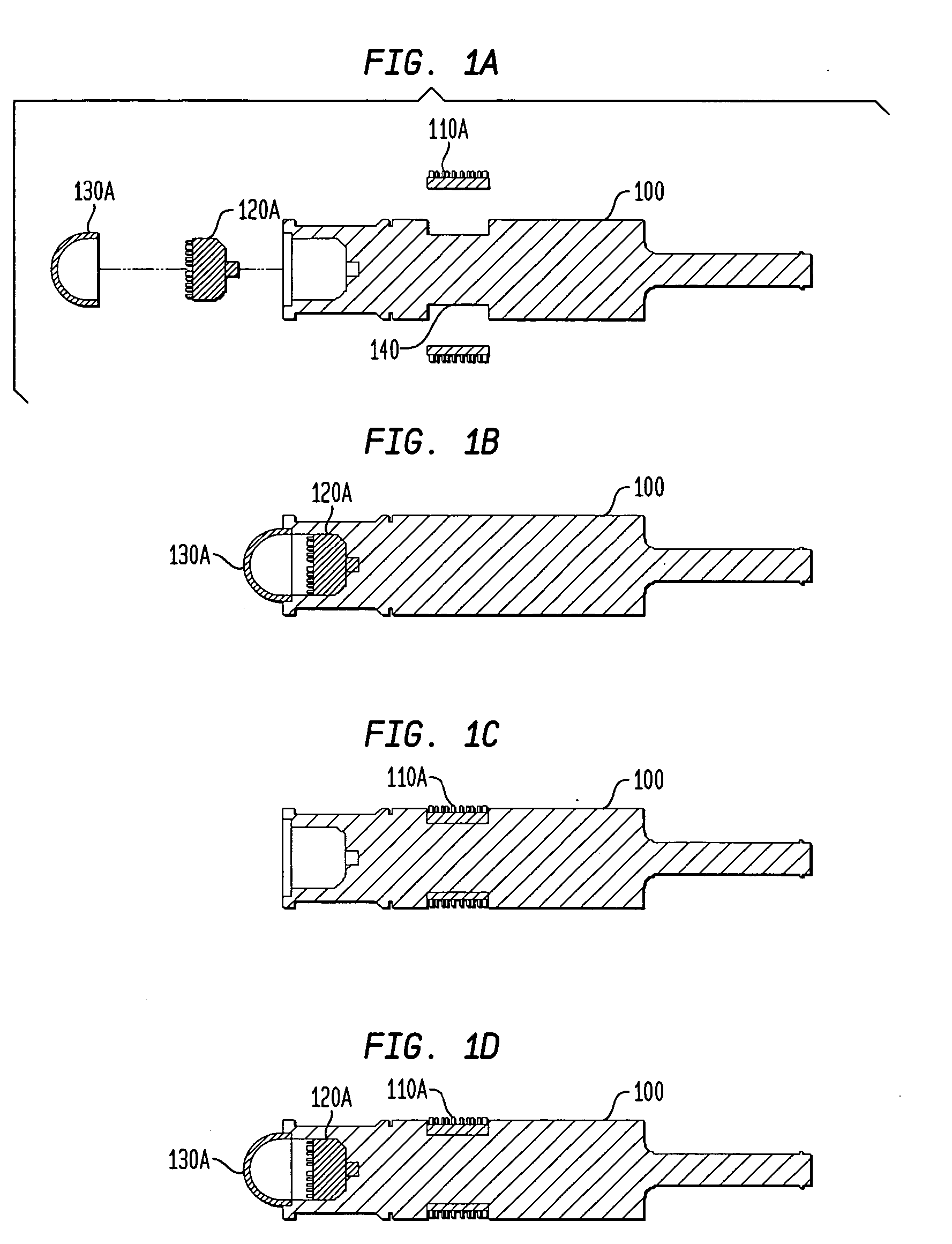 System and method for a flameless tracer/marker utilizing an electronic light source