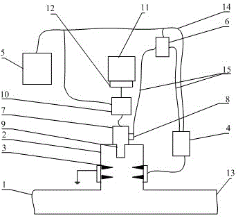 Automobile exhaust purifying device adopting water fog charges and plasma