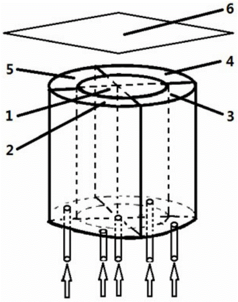 A kind of controllable flame burner and method for synthesizing carbon nanotubes thereof