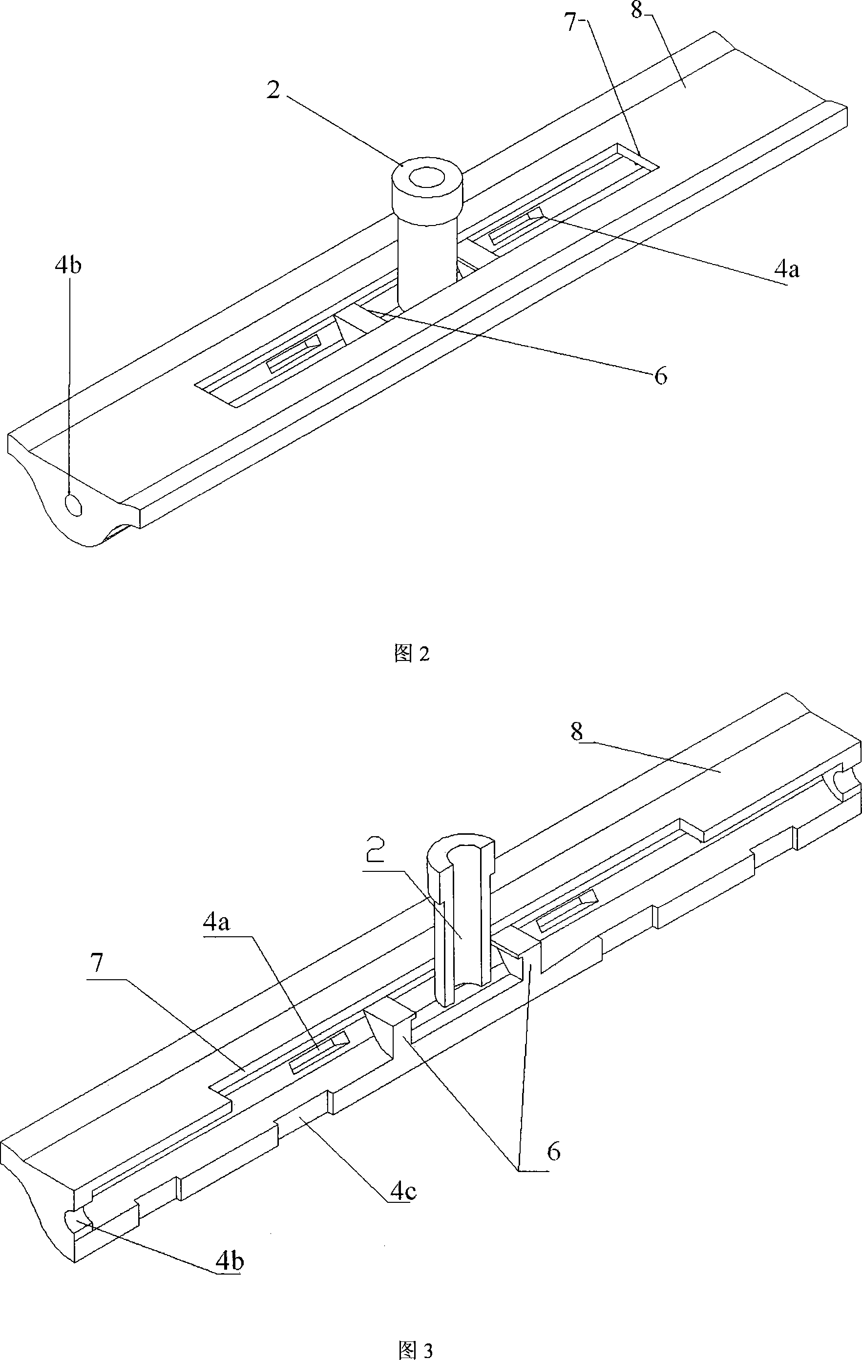 Steady flow distribution device for dual-roller thin band continuous casting