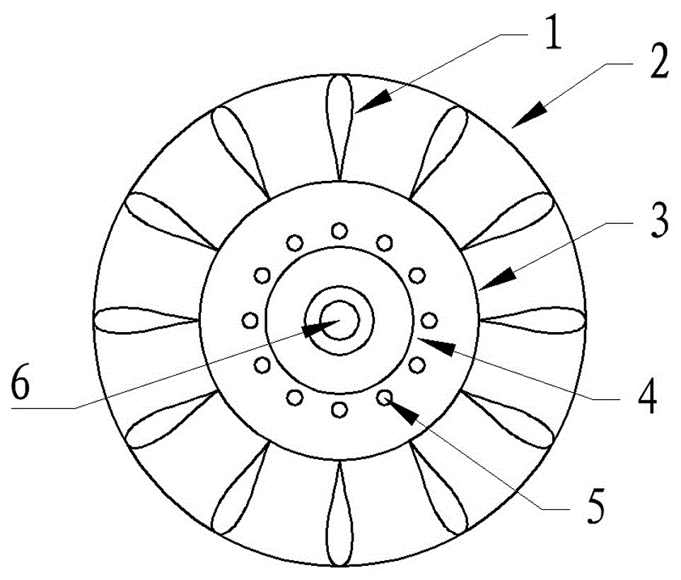 Dust-accumulation-proof fan propeller with reverse-droplet-shaped blades and disk-shaped back plate