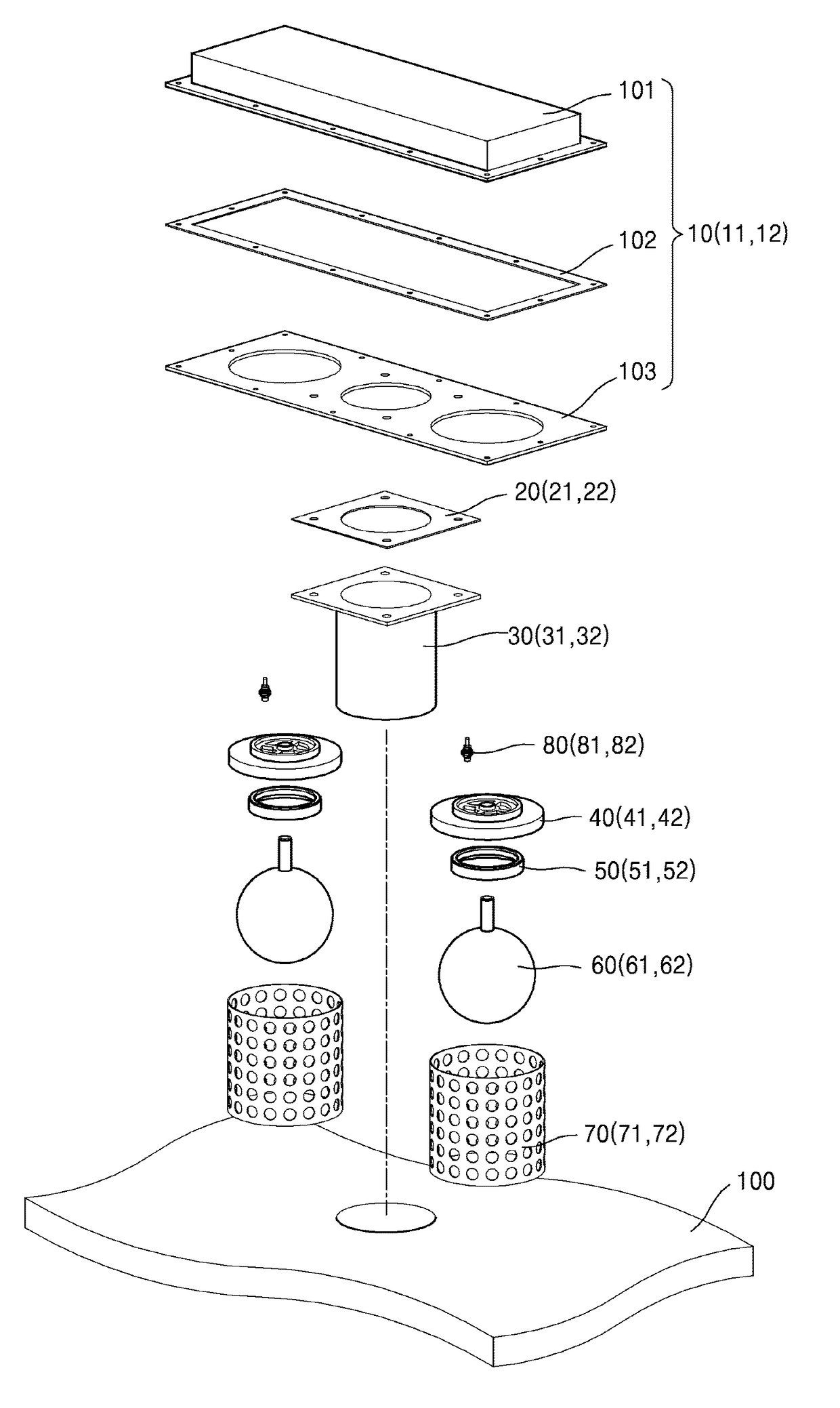 Air conditioning device having waterproof function