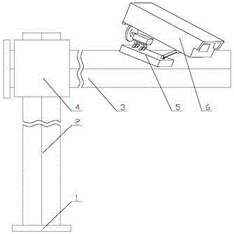 Intelligent traffic condition information acquisition device using spliced type crossbar