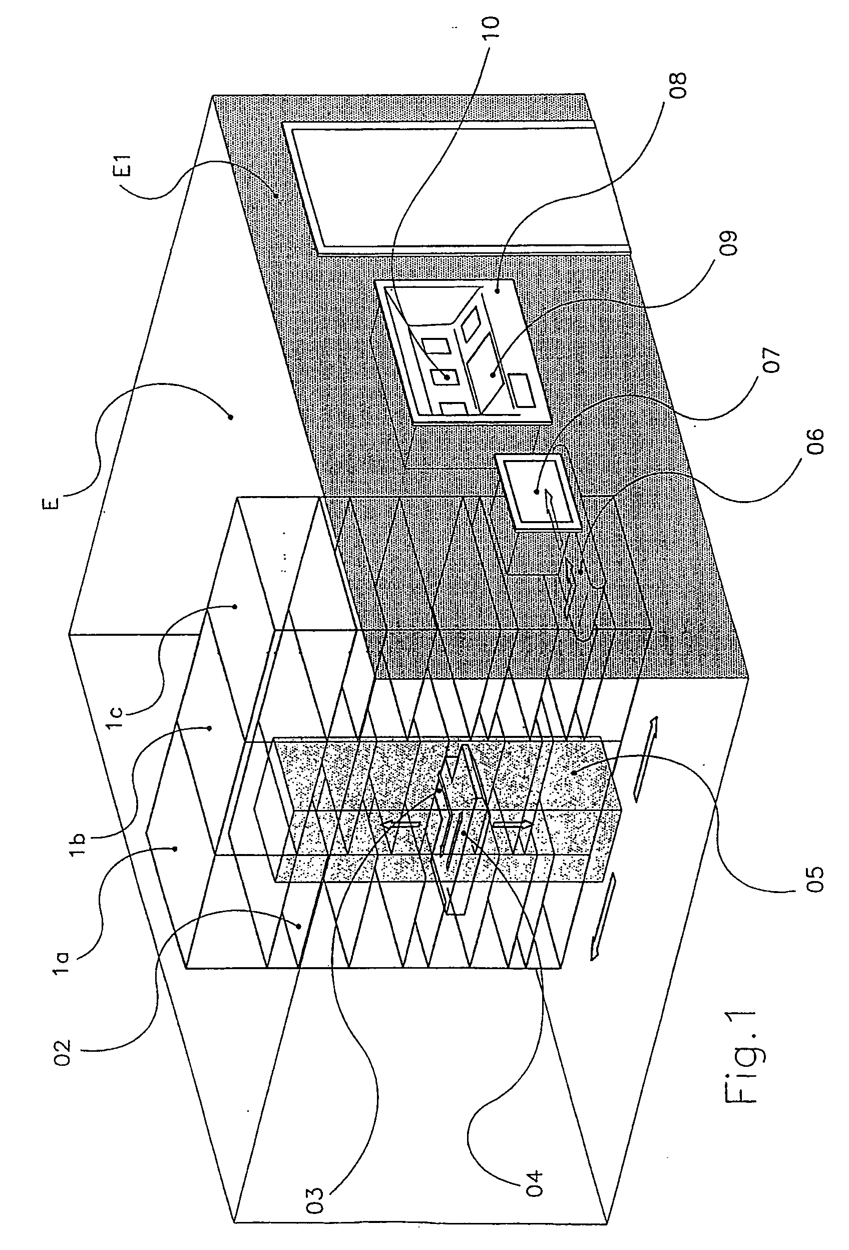 Method and automated system for storing and distributing various objects or articles