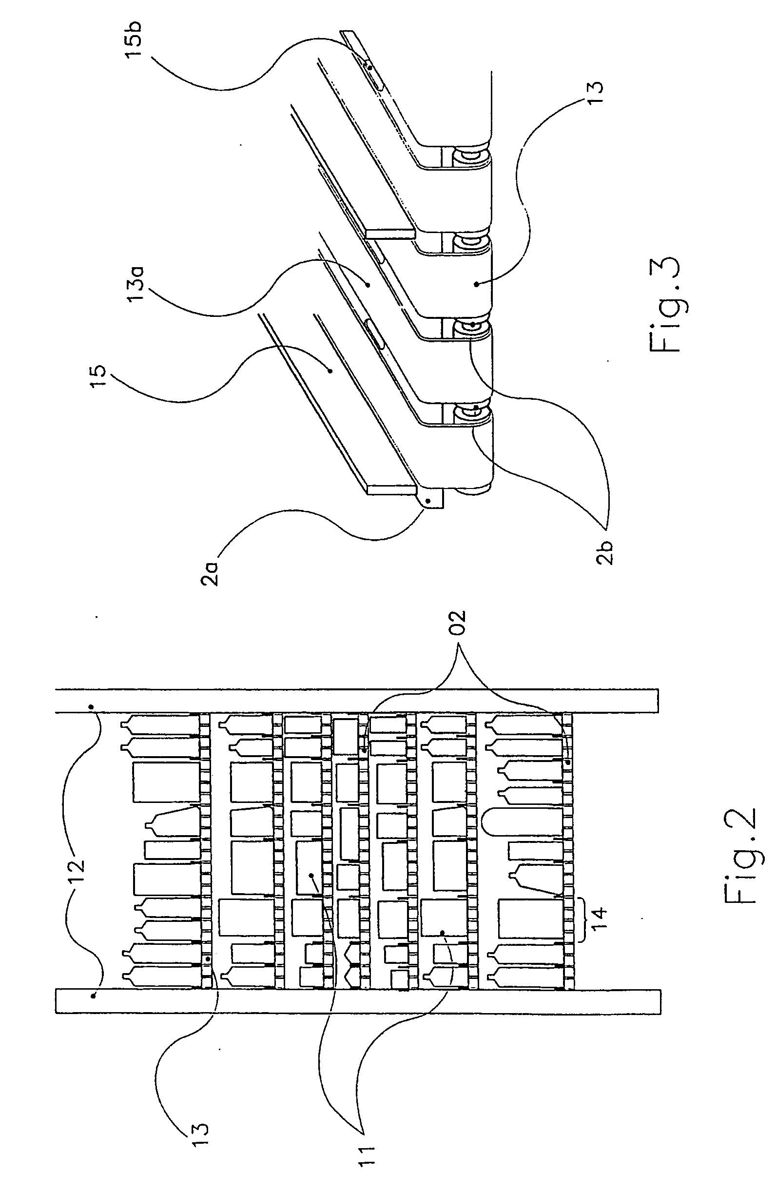 Method and automated system for storing and distributing various objects or articles