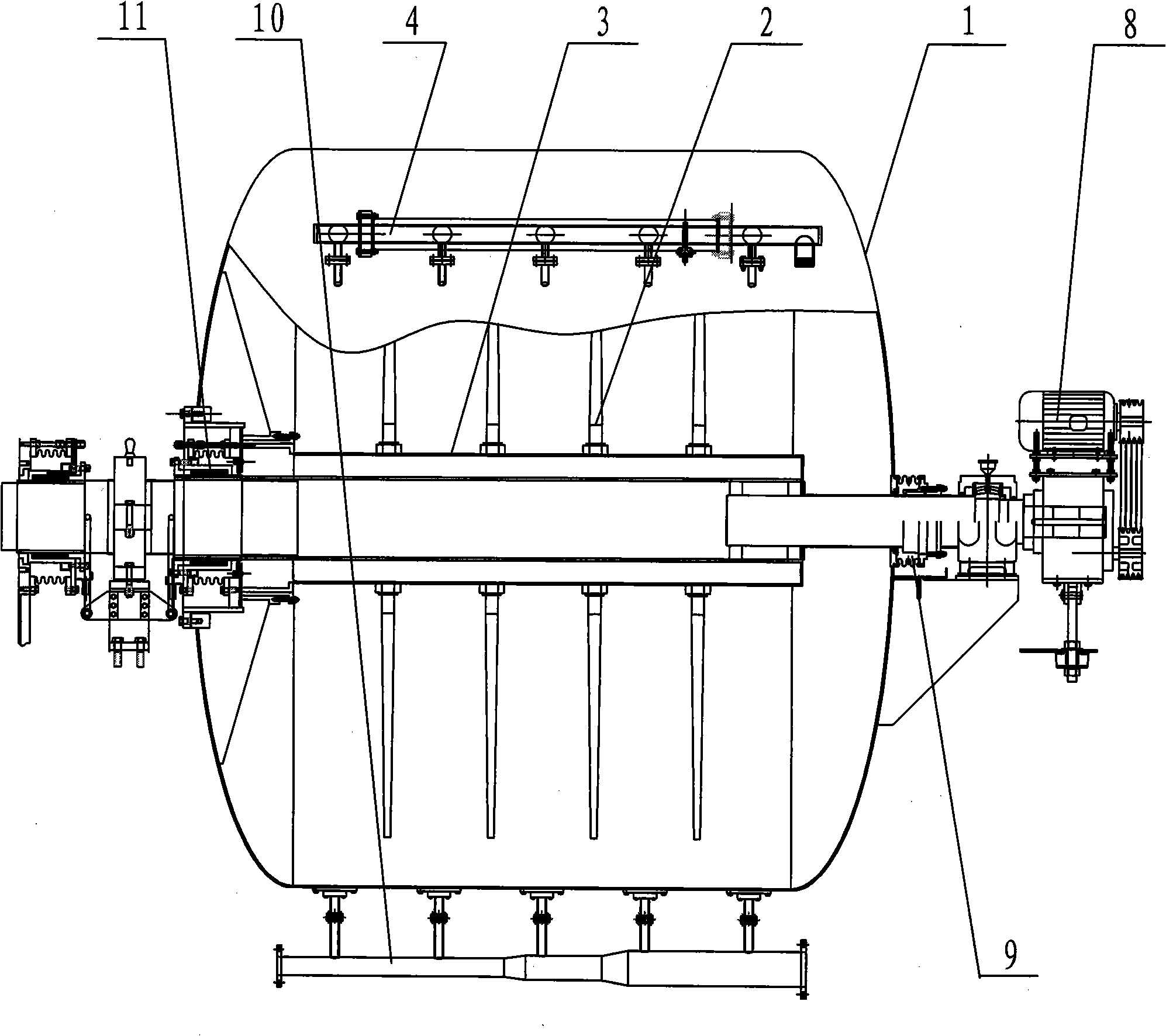 Pressure disc type filter