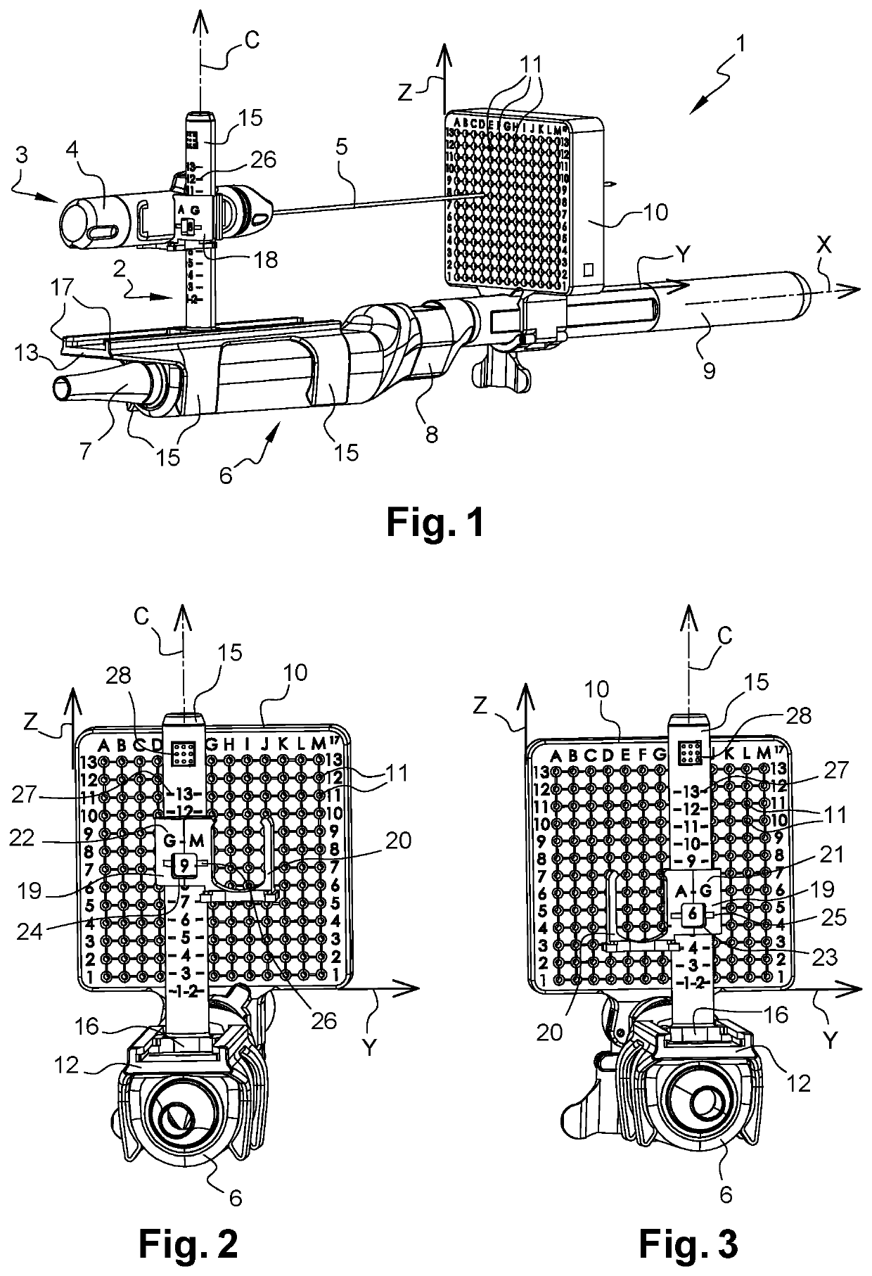 Device for holding a medical instrument and apparatus comprising such a device