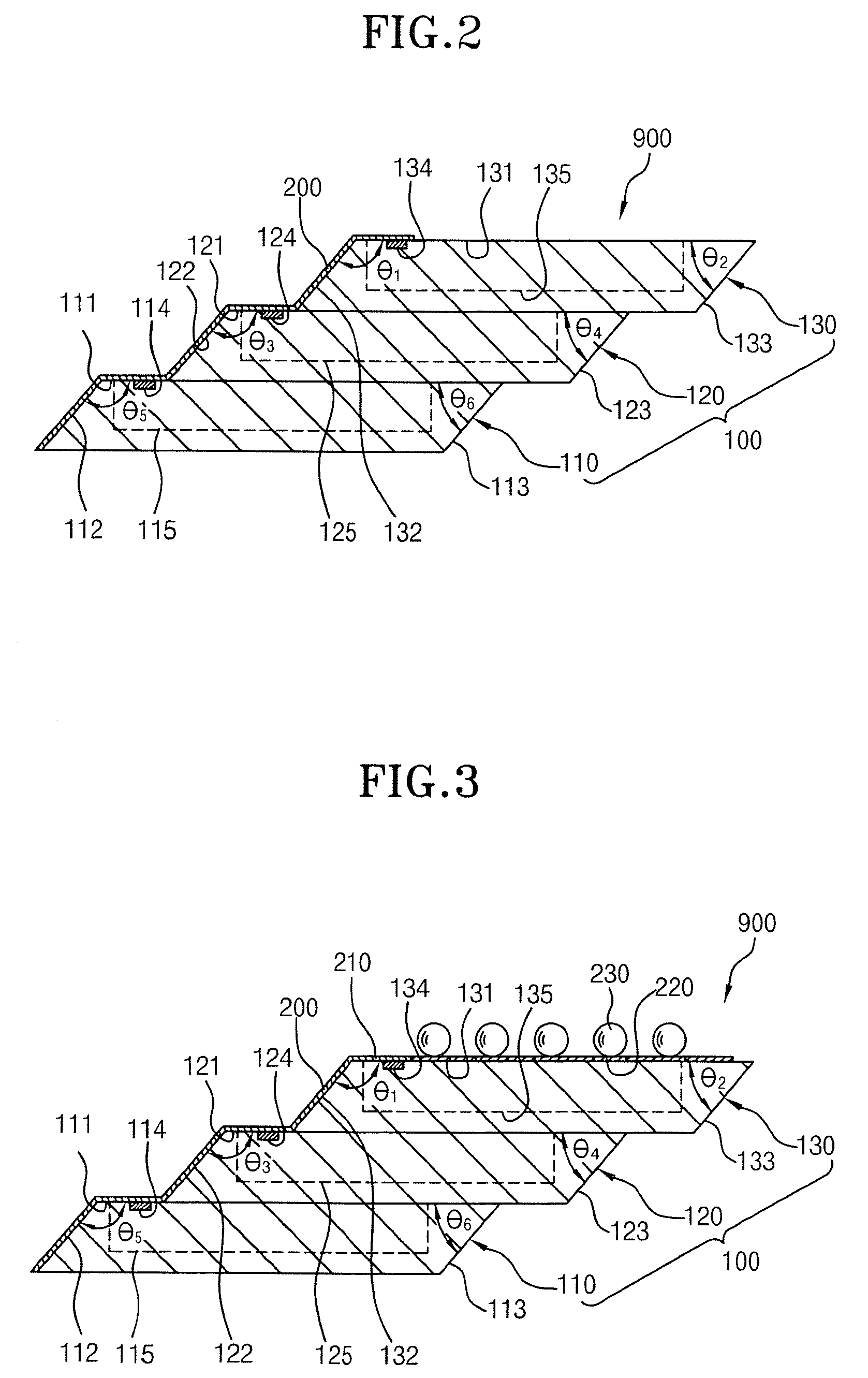 Stacked semiconductor package electrically connecting semiconductor chips using outer surfaces thereof and method for manufacturing the same