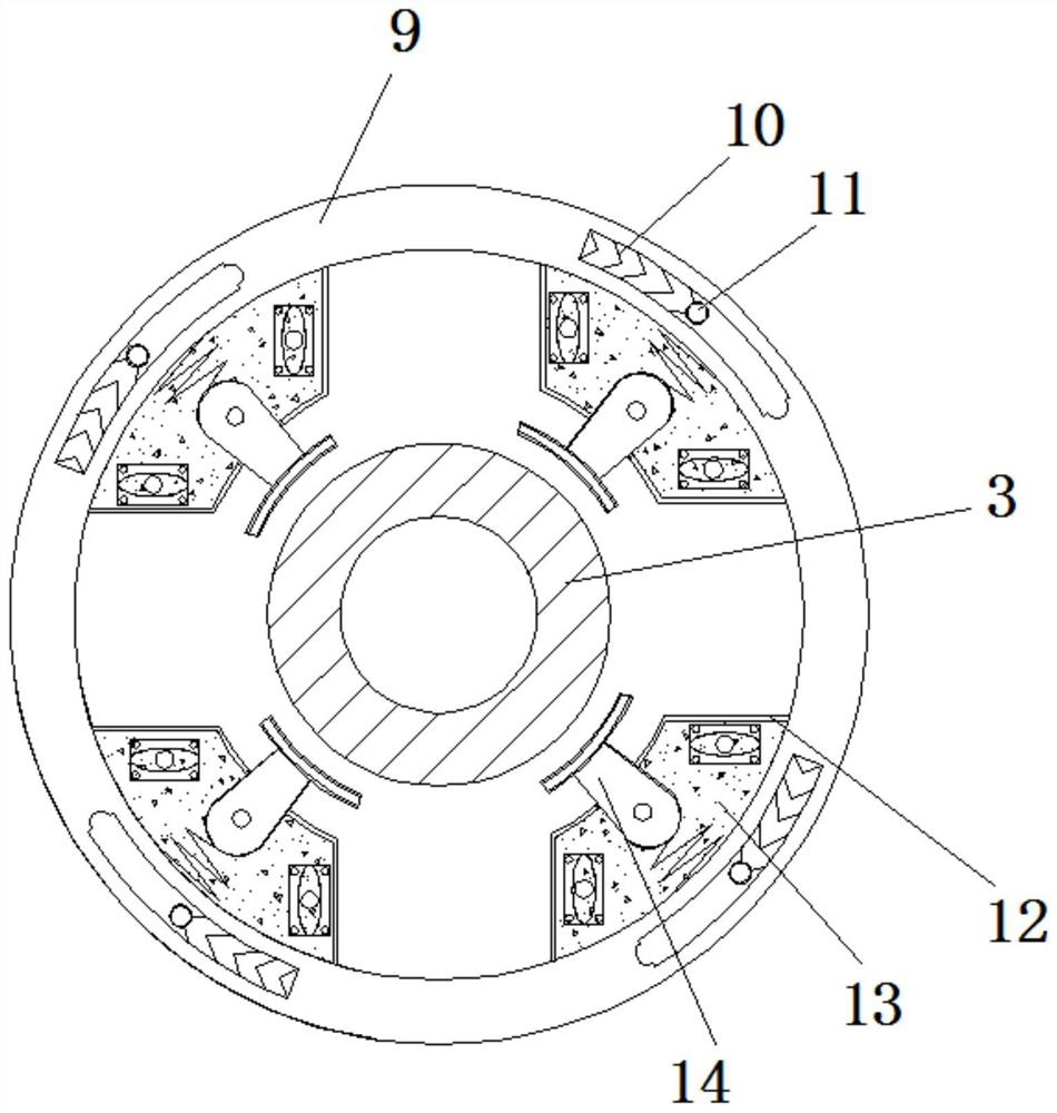 Energy-saving type injection molding equipment used for double-sided injection molding and capable of preventing raw materials from overflowing