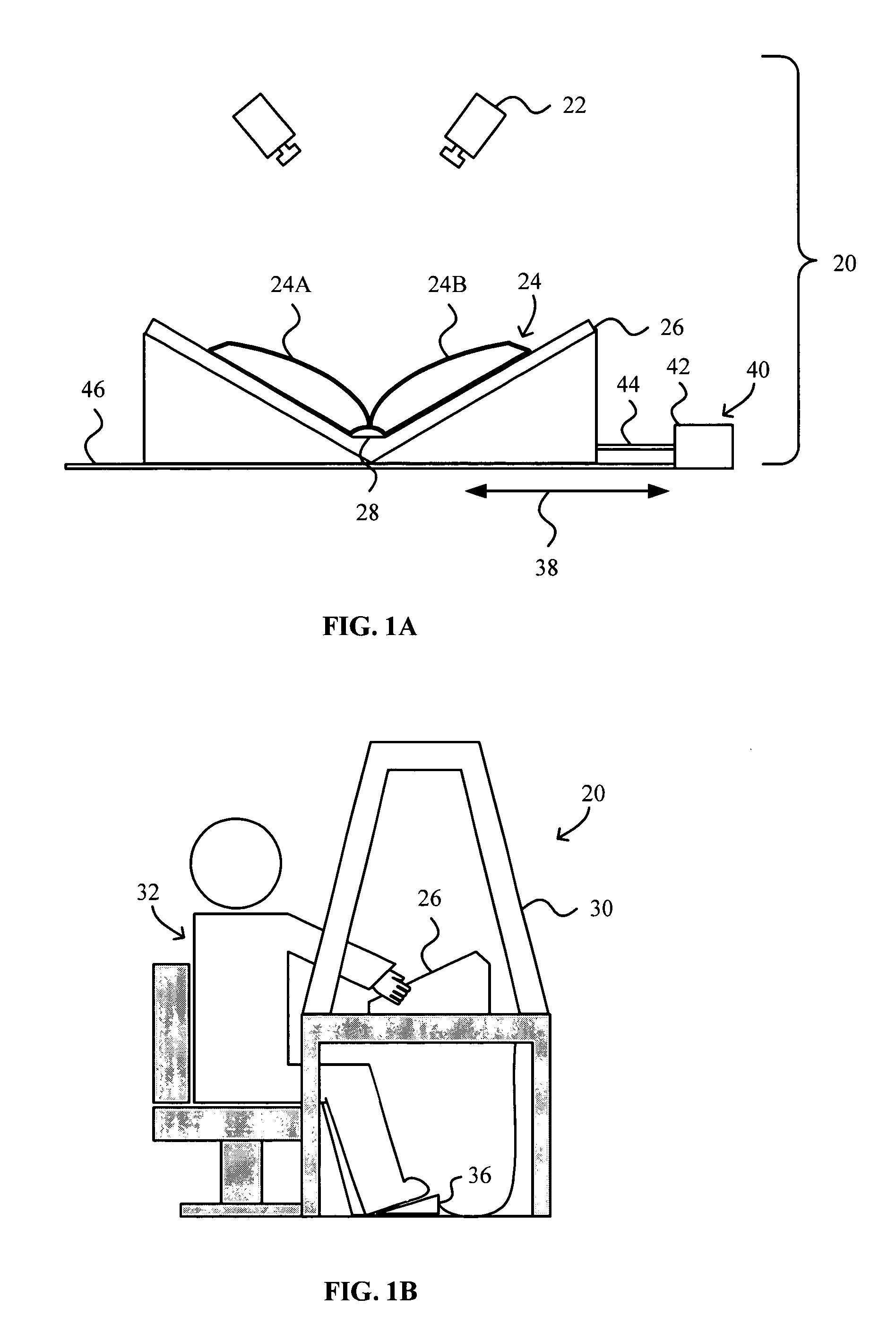 Movable document cradle for facilitating imaging of bound documents