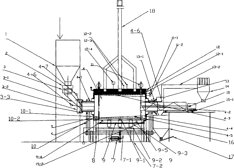 Carbonization-activation integrated activated carbon production apparatus