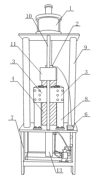 Push-pull force testing device of actuator