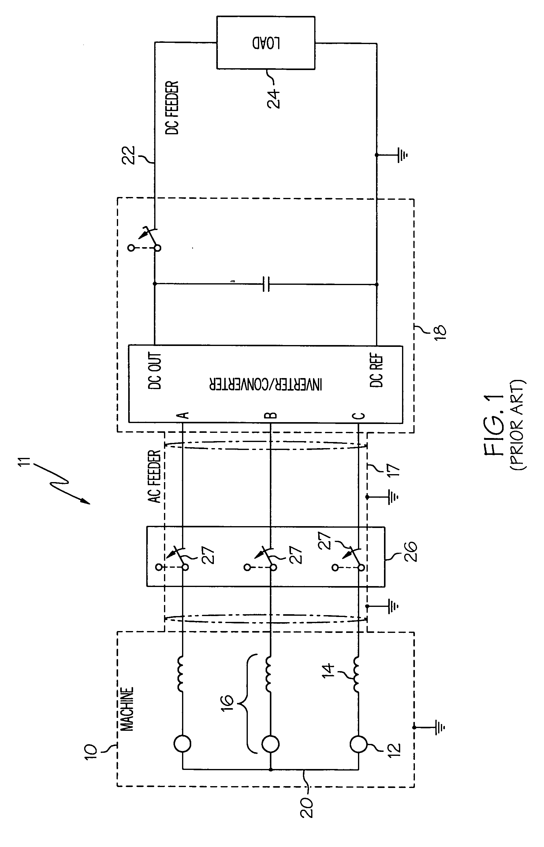 System and method for fault protection for permanent magnet machines