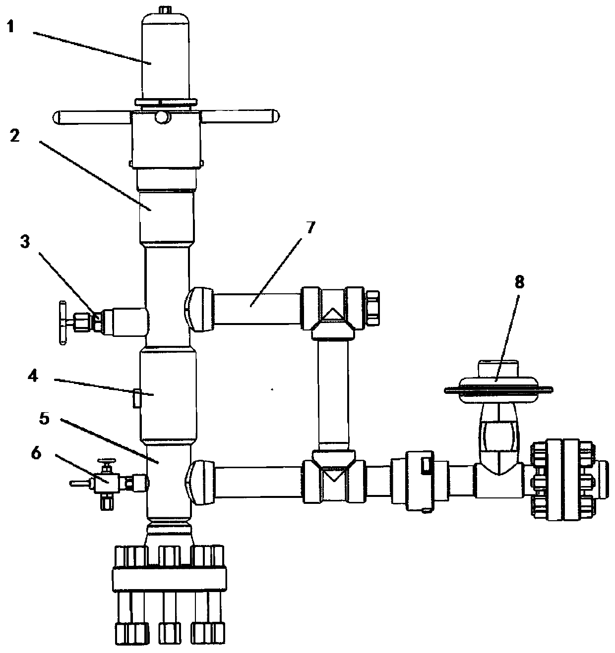 Rechargeable wellhead device and plunger gas-lift drainage gas recovery system