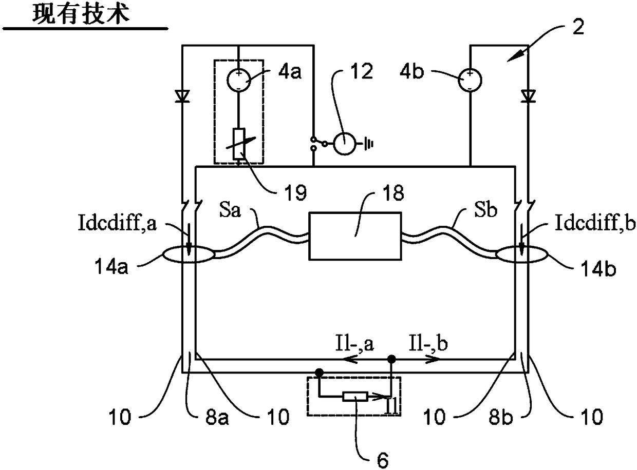 Insulation fault location systems and methods for insulation fault location for a redundant DC power supply system coupled to diodes