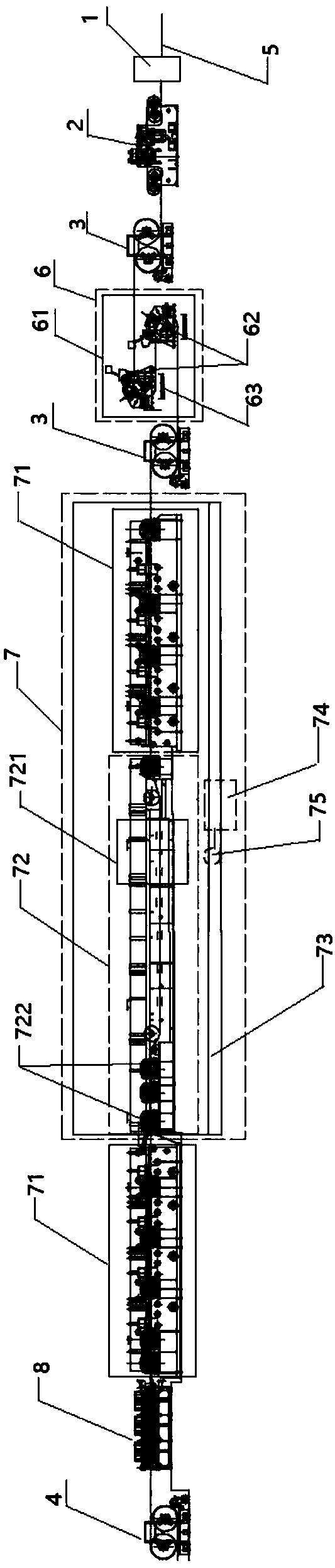 Combined type oxide skin removing equipment and removing method
