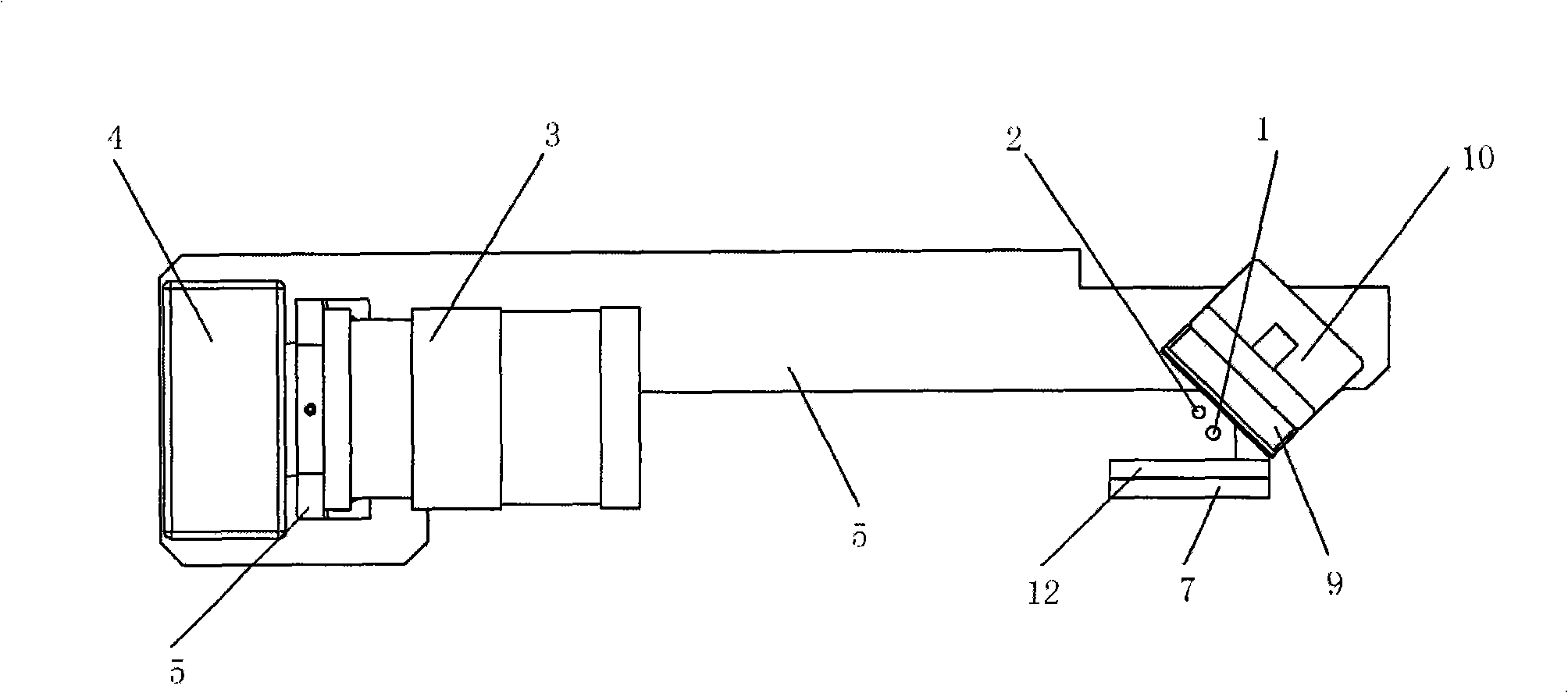 Imaging system for component axial centering detection apparatus