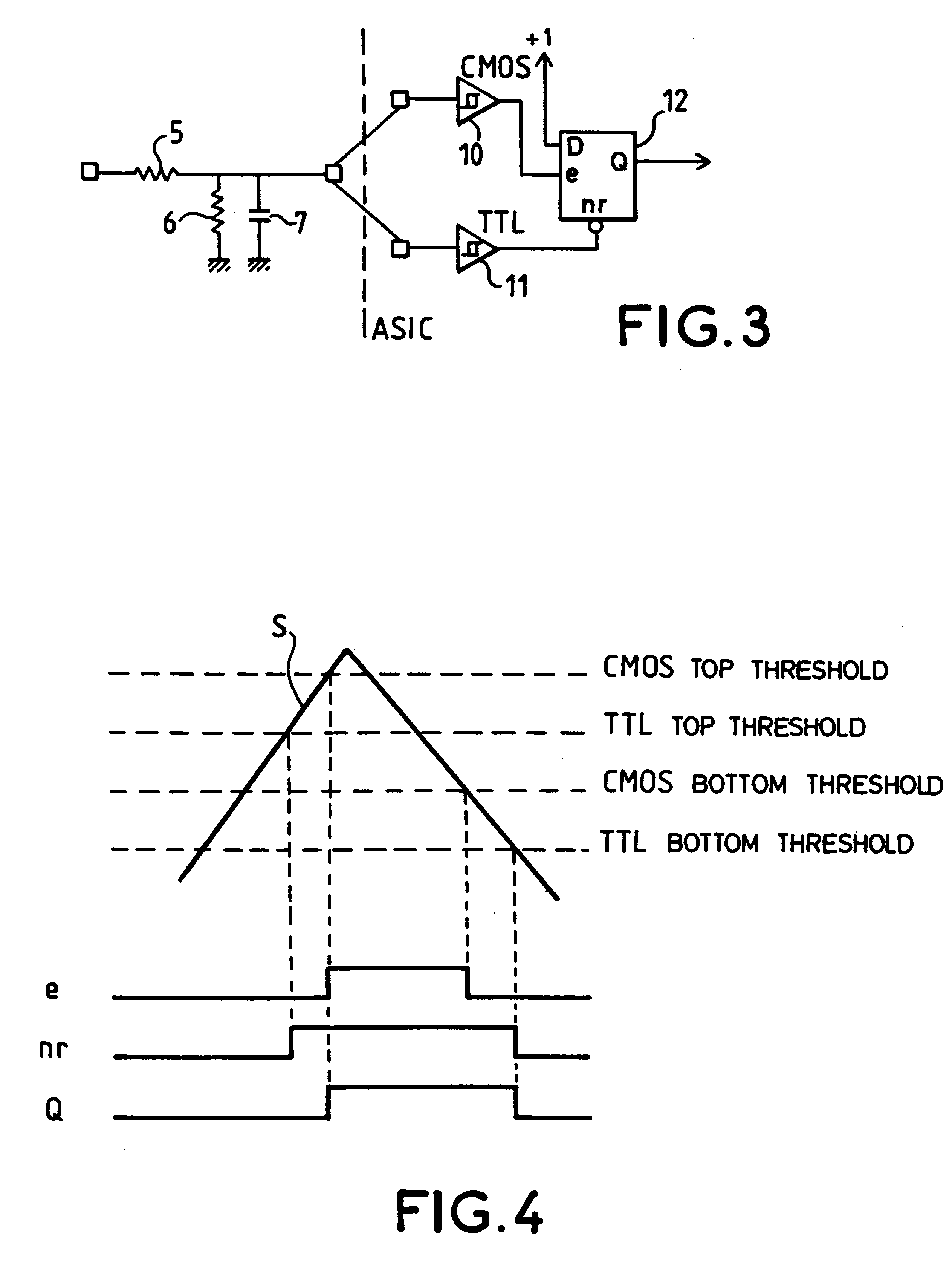 Circuit for the acquisition of binary analog signals