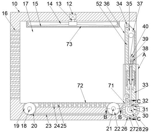 Carriage used for express logistics transportation and facilitating cargo loading and unloading