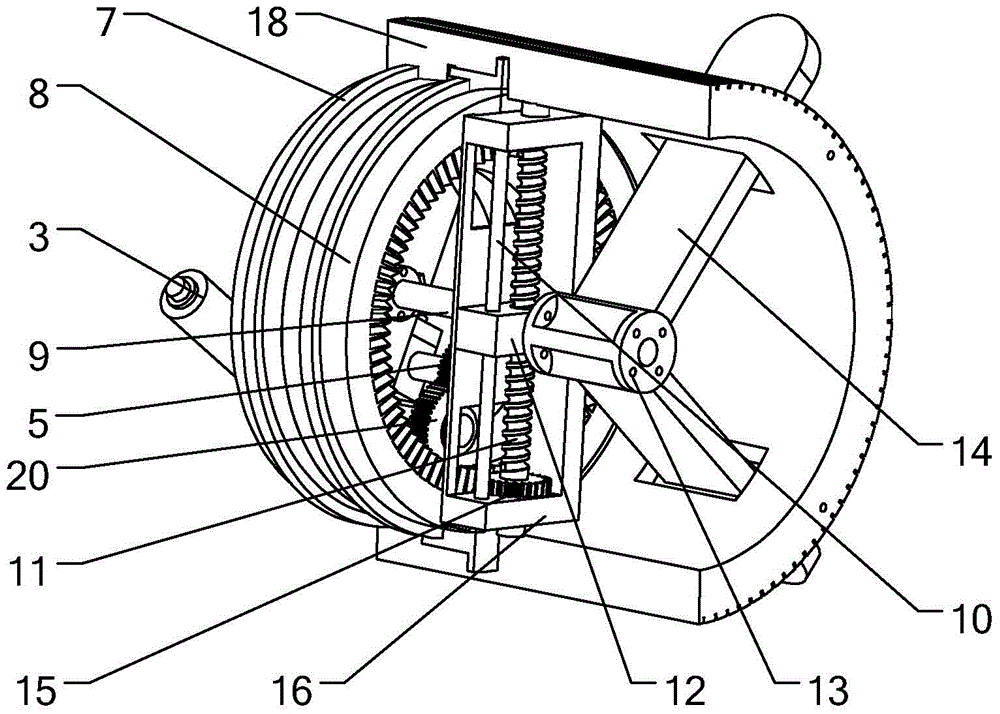 An amphibious wheel mechanism based on eccentric paddle mechanism