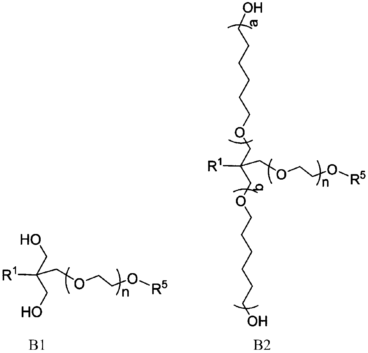 High-crosslinking-density water dispersible nonionic isocyanate curing agent and preparation method thereof