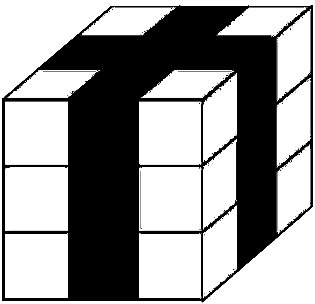 Multiwindow-heuristic three-dimensional space path planning method based on magic cube model