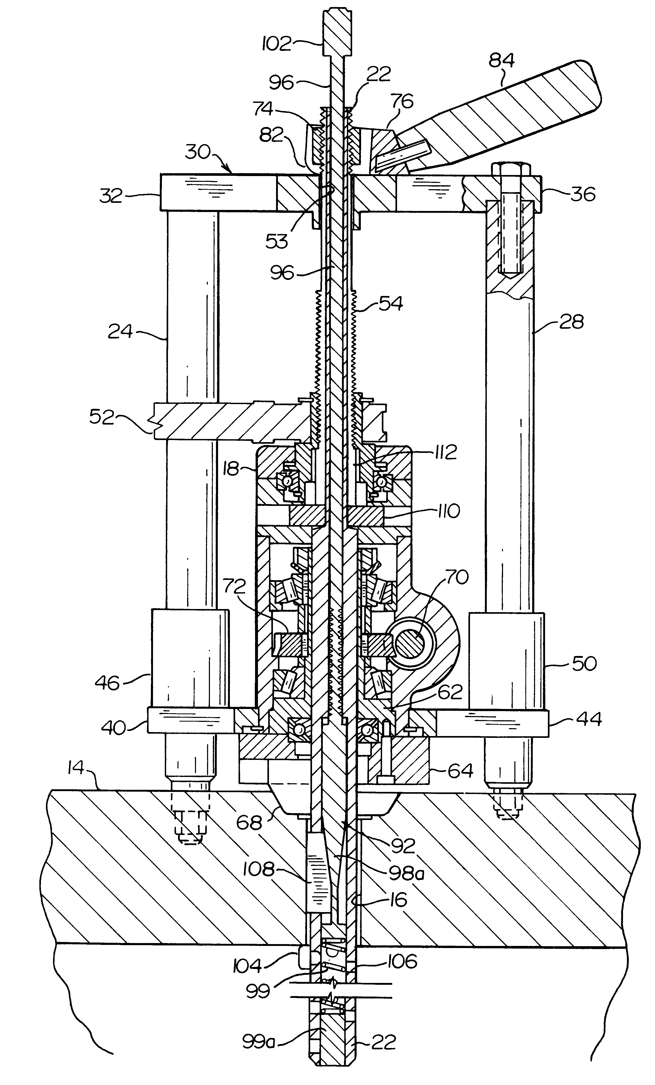 Portable machine tool for conditioning header tube openings for butt-welding tubes