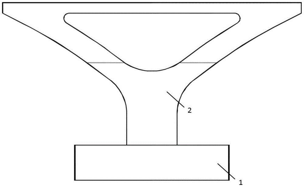 A construction method of composite structure platform for bridge Y-shaped pier construction