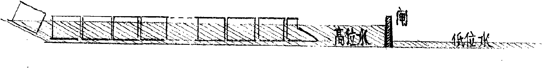 Ship and trough transportation mode for trough transportation system