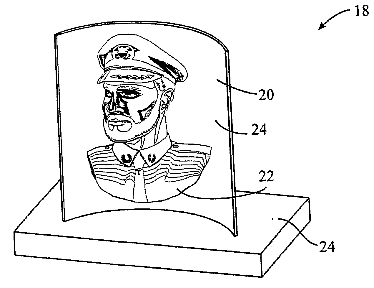 Method for the Production of a Substrate Having a Holographic Appearance