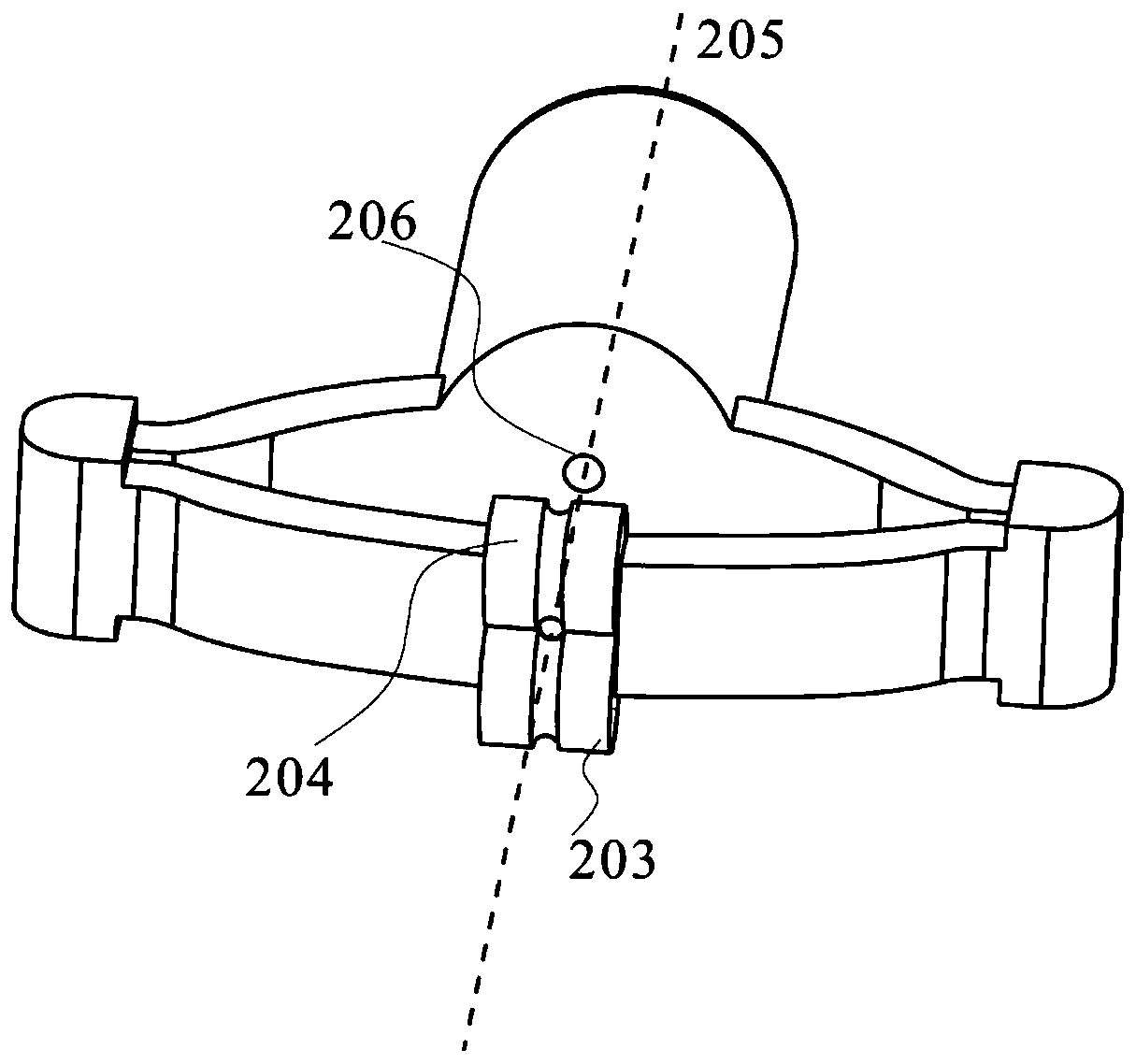 A foldable minimally invasive surgical forceps with bistable performance