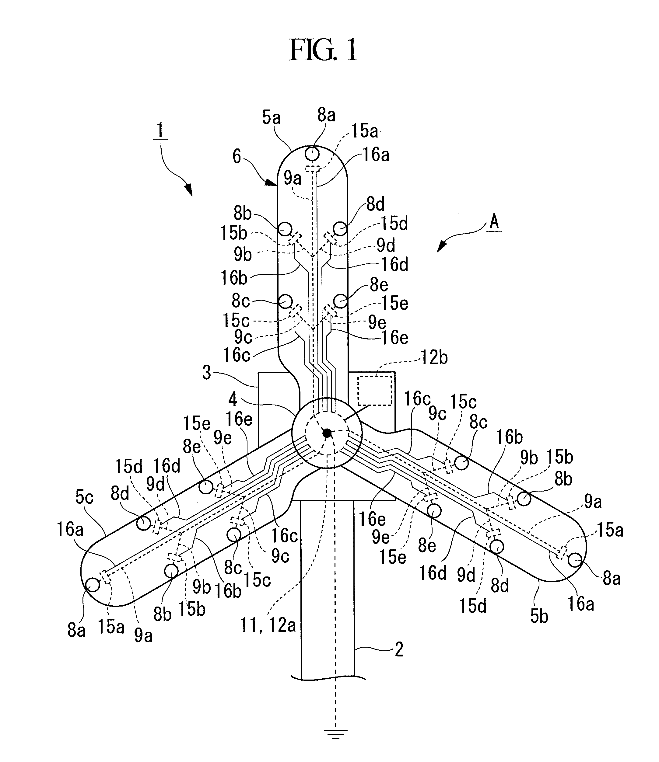 Detecting apparatus for detecting lightning strike, wind turbine blade equipped with the same, wind turbine generator, method for detecting lightning strike