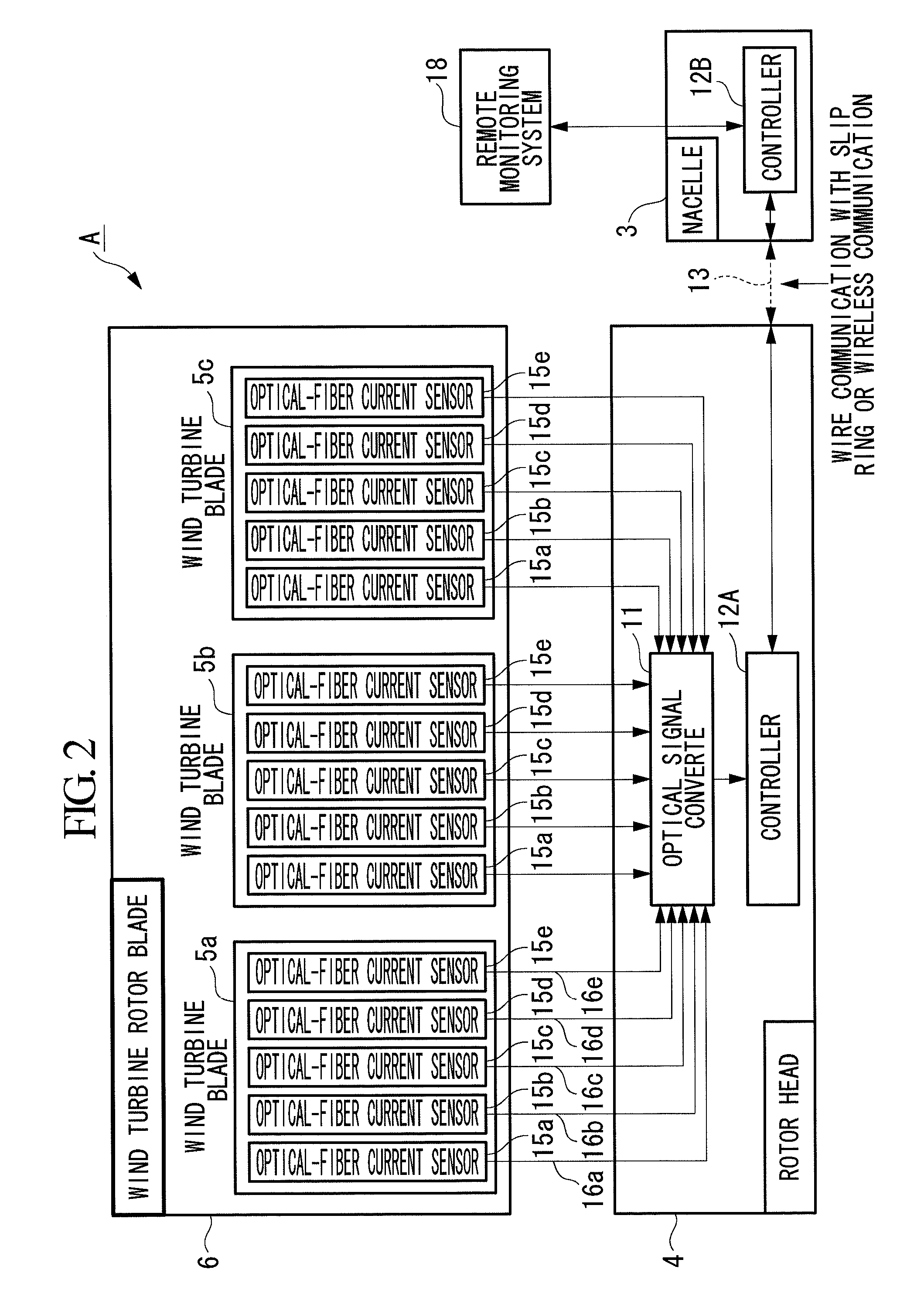 Detecting apparatus for detecting lightning strike, wind turbine blade equipped with the same, wind turbine generator, method for detecting lightning strike