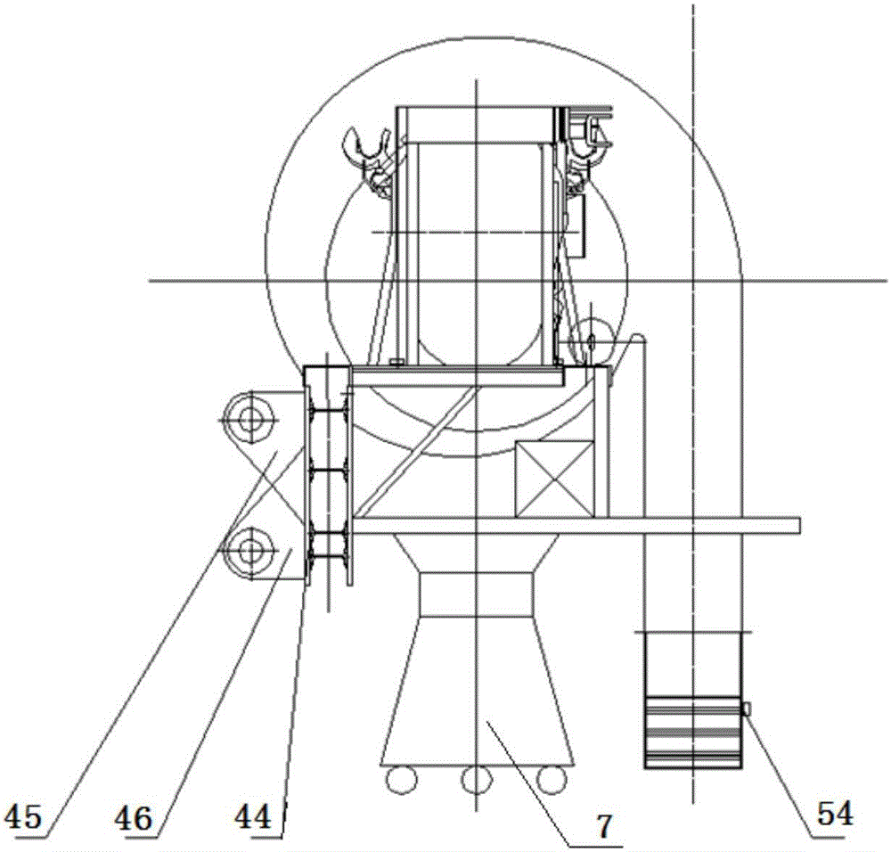 Device for removing highway floating snow through air blowing