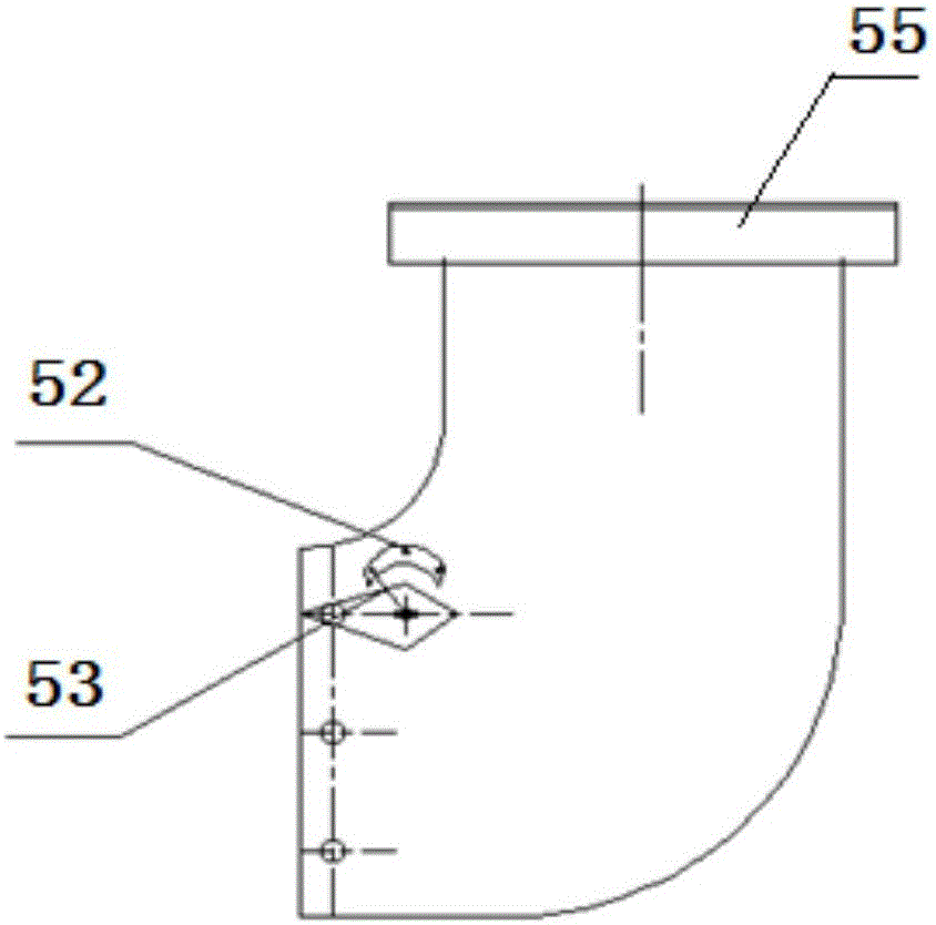 Device for removing highway floating snow through air blowing