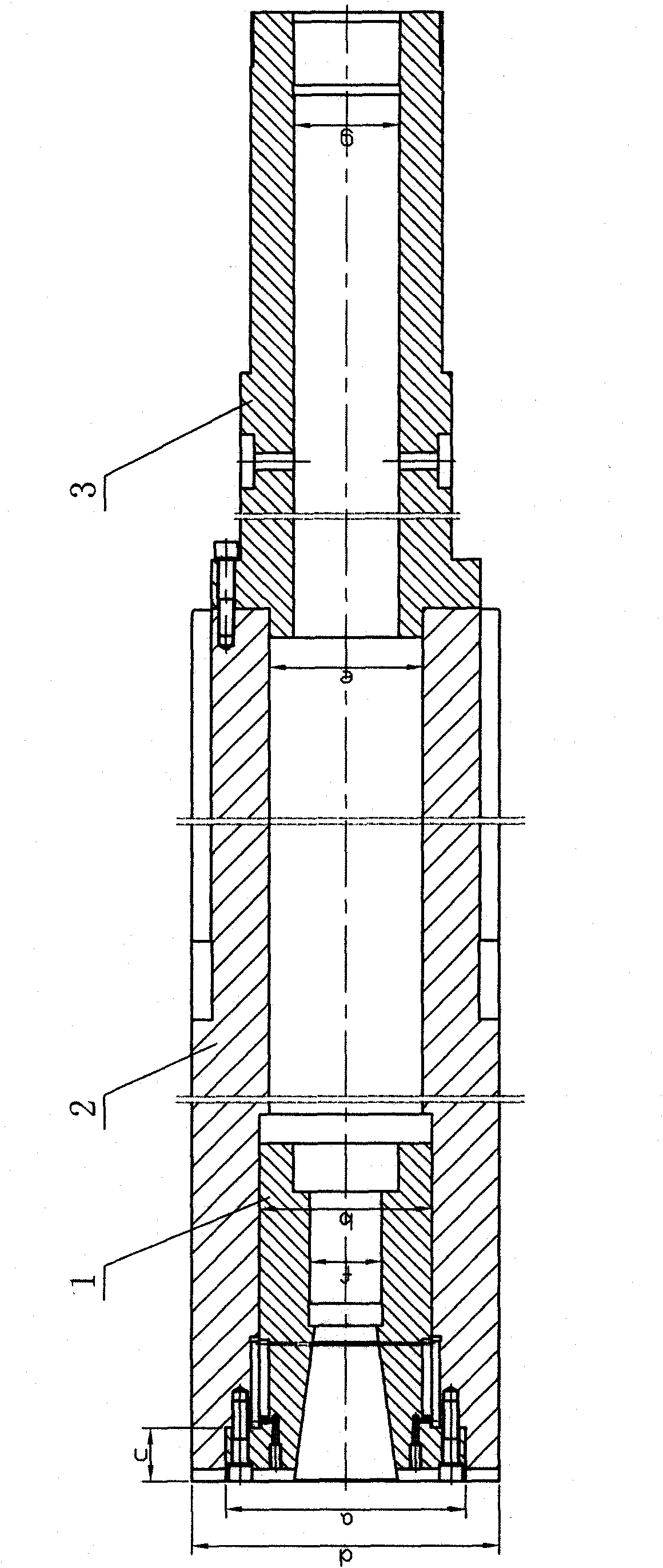 Machining process of combined boring spindle