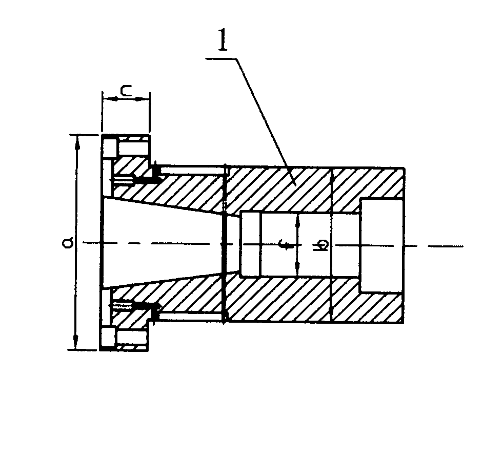 Machining process of combined boring spindle