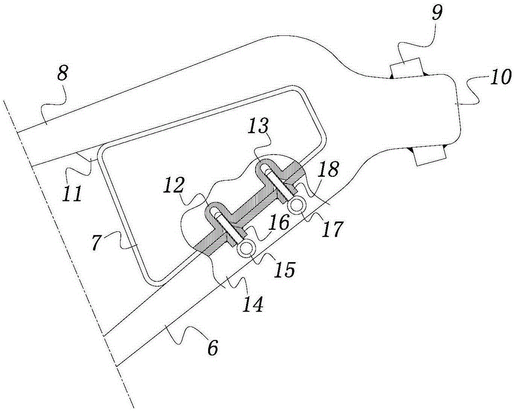Bicycle frame with integrated rechargeable battery